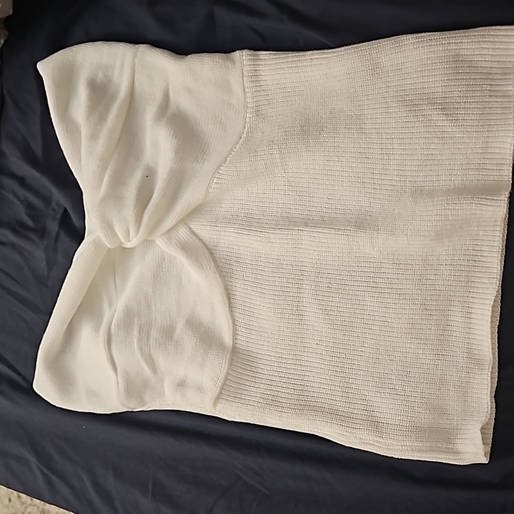 Size large white tube top